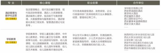 2022年西安科技大学高新学院单独招生专业一览表