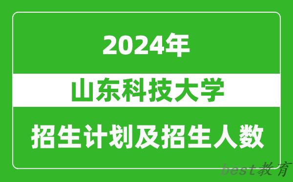 山东科技大学2024年在河南的招生计划和招生人数