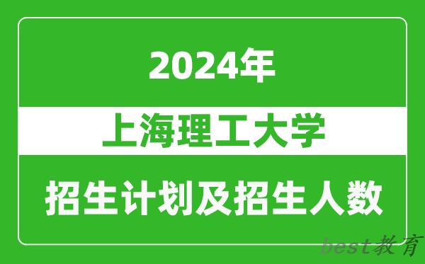 上海理工大学2024年在天津的招生计划及招生人数