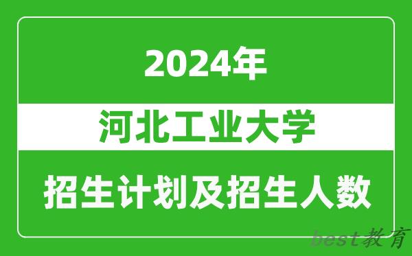 河北工业大学2024年在重庆的招生计划及招生人数