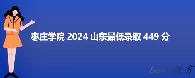 枣庄学院2024年高考在山东专业录取分数线