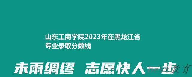 山东工商学院2024年高考在黑龙江专业录取分数线