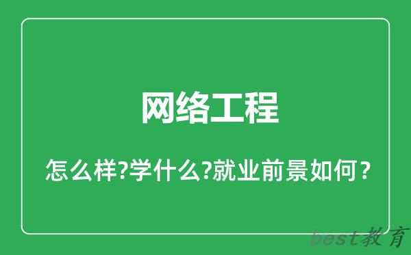 网络工程专业怎么样,网络工程专业就业方向及前景分析