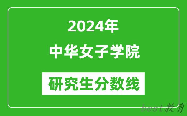 2024年中华女子学院研究生分数线一览表（含2023年历年）