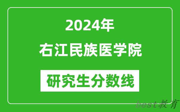 2024年右江民族医学院研究生分数线一览表（含2023年历年）