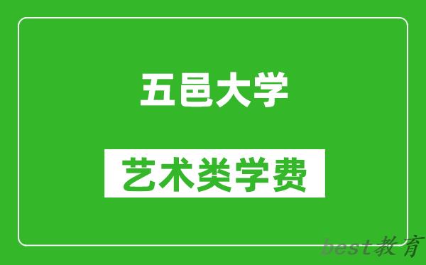 五邑大学艺术类学费多少钱一年（附各专业收费标准）