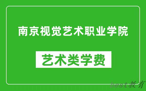 南京视觉艺术职业学院艺术类学费多少钱一年（附各专业收费标准）