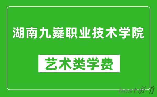 湖南九嶷职业技术学院艺术类学费多少钱一年（附各专业收费标准）